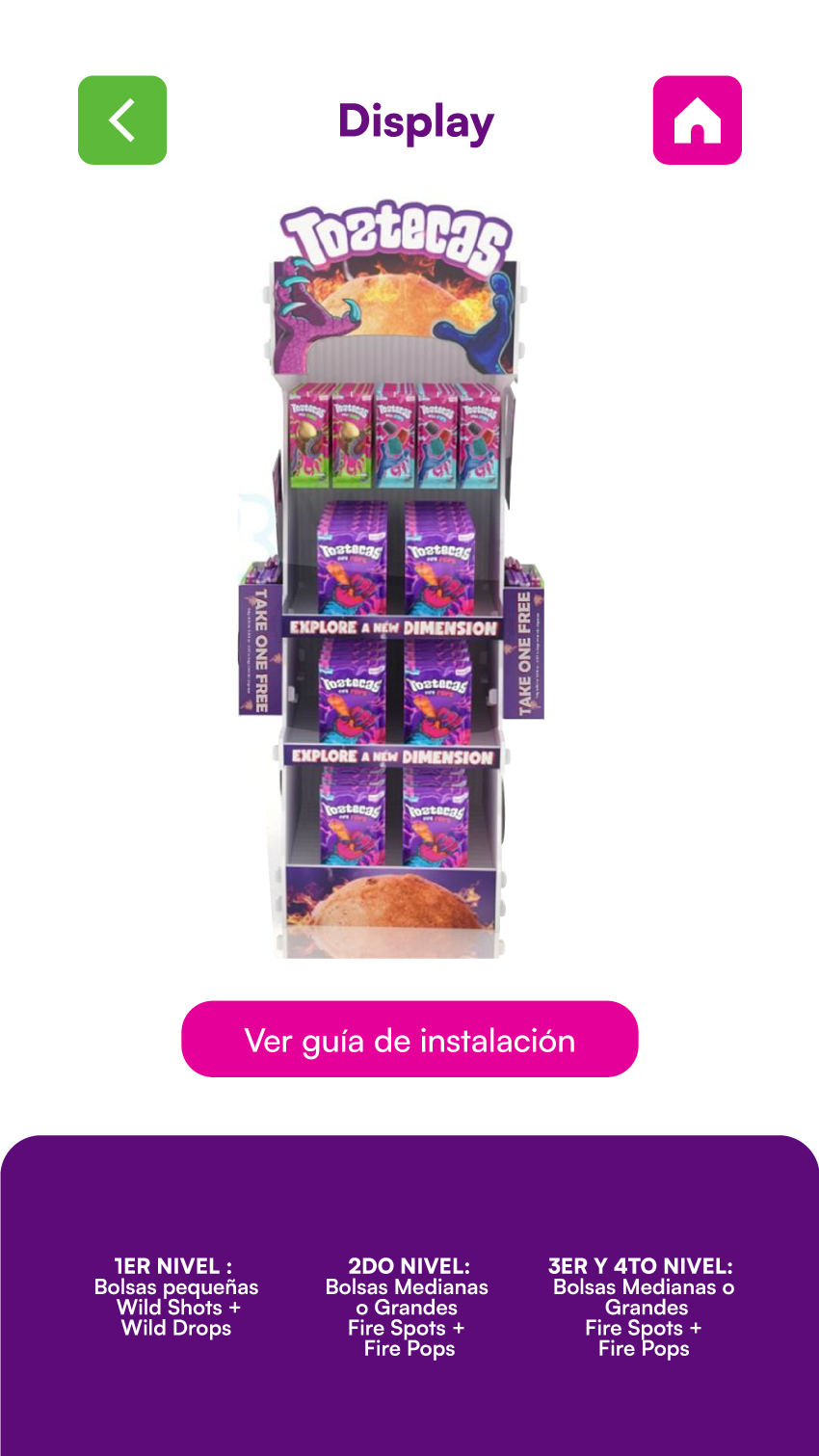 Display Toztecas
