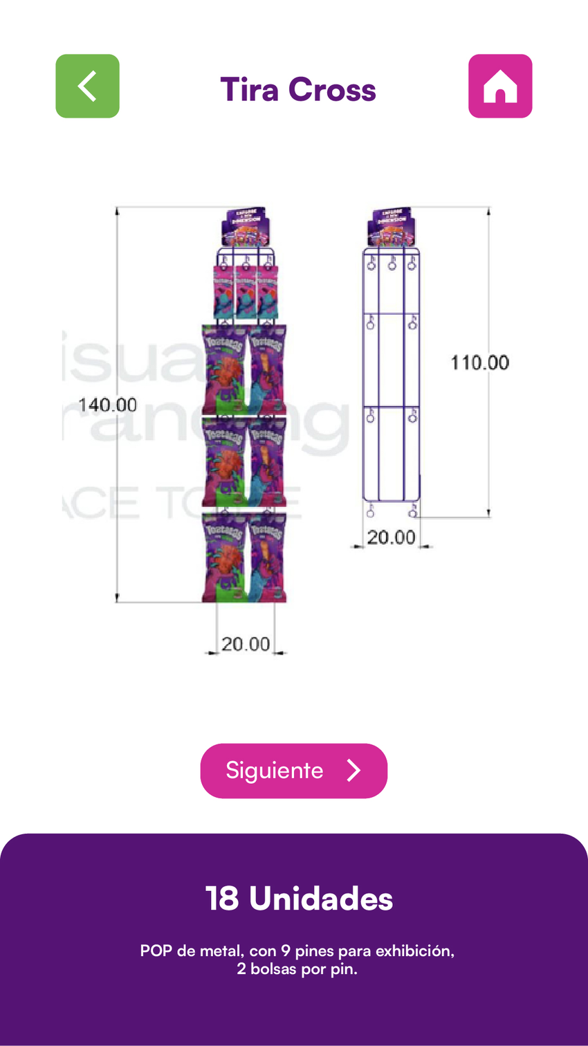 Tiras Cross 18 Toztecas